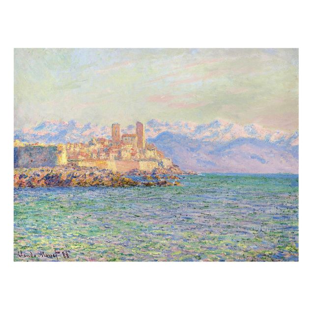 Canvas schilderijen Claude Monet - Antibes, Le Fort