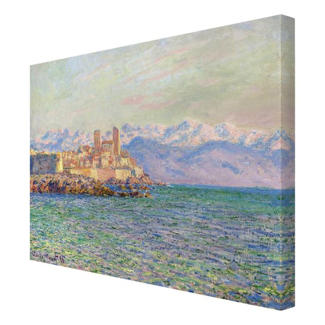 Canvas schilderijen Claude Monet - Antibes, Le Fort