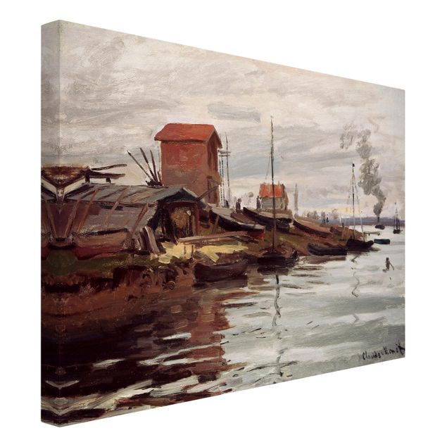 Canvas schilderijen Claude Monet - The Seine At Petit-Gennevilliers