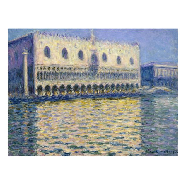 Canvas schilderijen Claude Monet - The Palazzo Ducale