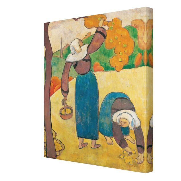 Canvas schilderijen Emile Bernard - Breton farmers