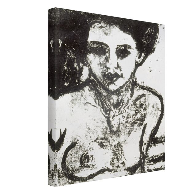 Canvas schilderijen Ernst Ludwig Kirchner - Artist's Child