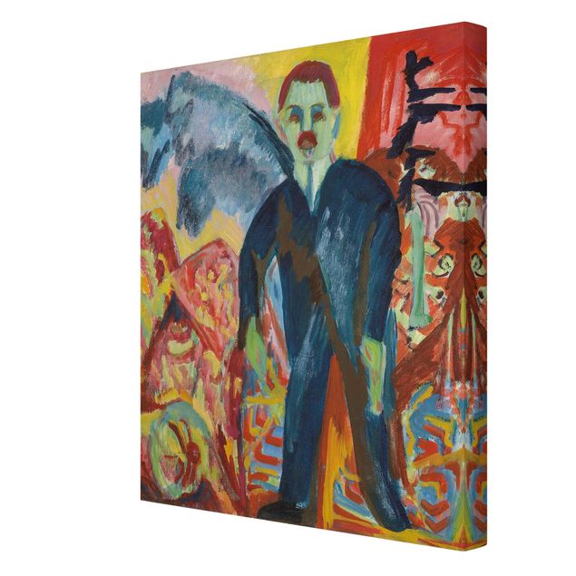 Canvas schilderijen Ernst Ludwig Kirchner - The Hospital Attendant