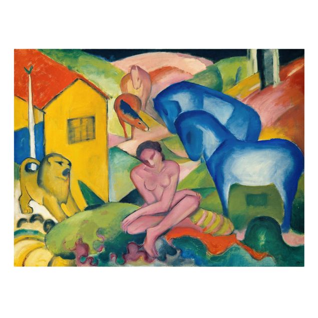 Canvas schilderijen Franz Marc - The Dream