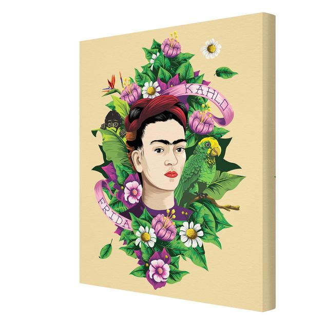 Canvas schilderijen Frida Kahlo - Frida