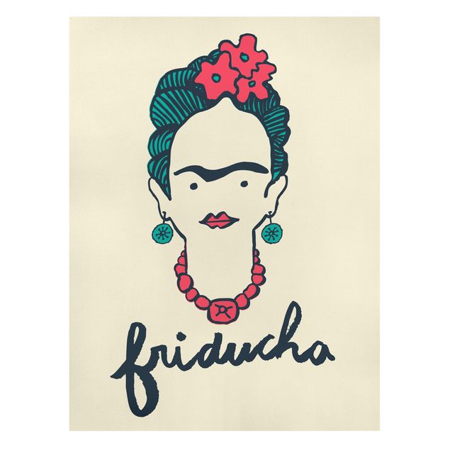Canvas schilderijen Frida Kahlo - Friducha