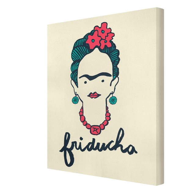 Canvas schilderijen Frida Kahlo - Friducha