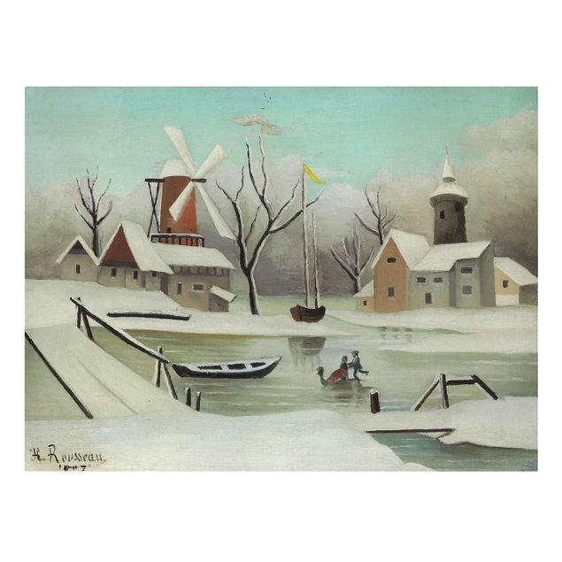 Canvas schilderijen Henri Rousseau - Winter
