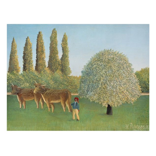 Canvas schilderijen Henri Rousseau - Meadowland