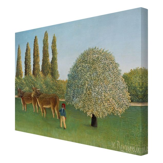 Canvas schilderijen Henri Rousseau - Meadowland