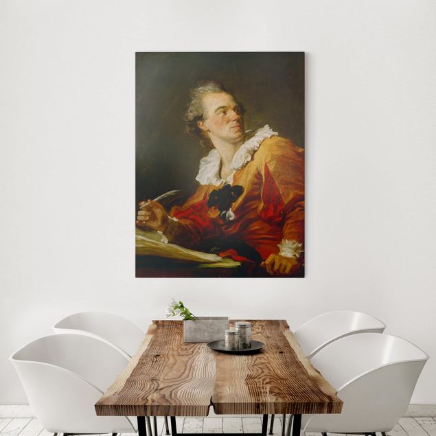 Canvas schilderijen Jean Honoré Fragonard - Inspiration
