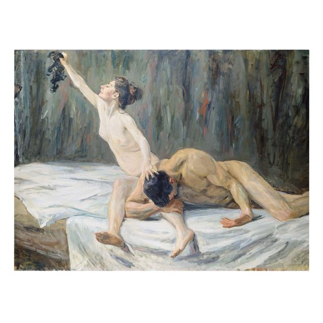 Canvas schilderijen Max Liebermann - Samson And Delilah