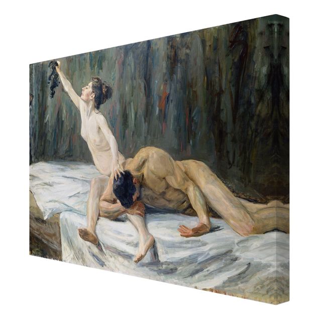 Canvas schilderijen Max Liebermann - Samson And Delilah