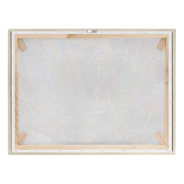 Canvas schilderijen Modern Map Of St. Louis