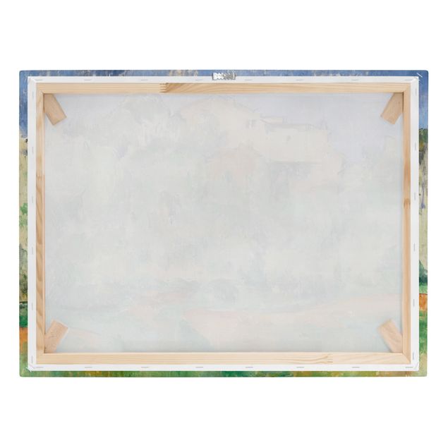 Canvas schilderijen Paul Cézanne - House And Dovecote At Bellevue