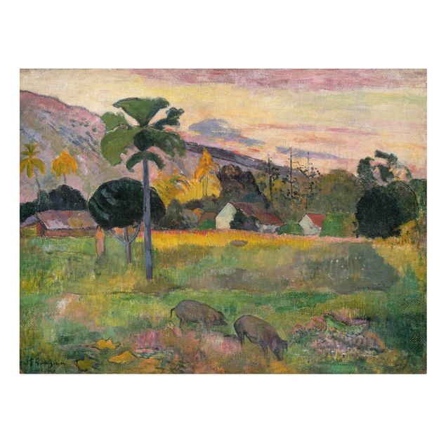 Canvas schilderijen Paul Gauguin - Haere Mai (Come Here)