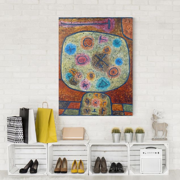 Canvas schilderijen Paul Klee - Flowers in Stone
