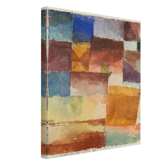 Canvas schilderijen Paul Klee - In the Wasteland