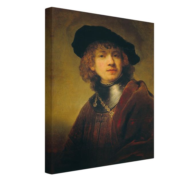 Canvas schilderijen Rembrandt van Rijn - Self-Portrait