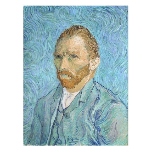 Canvas schilderijen Vincent Van Gogh - Self-Portrait 1889