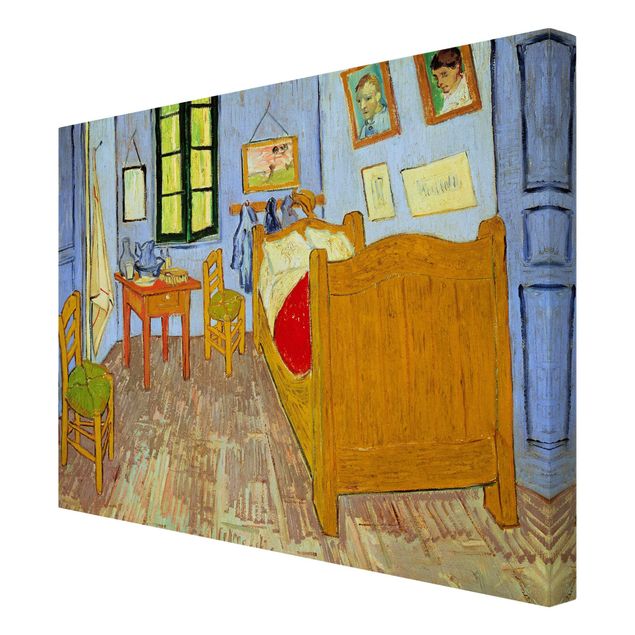 Canvas schilderijen Vincent Van Gogh - Bedroom In Arles