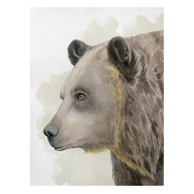 Canvas schilderijen Forest Friends - Bear