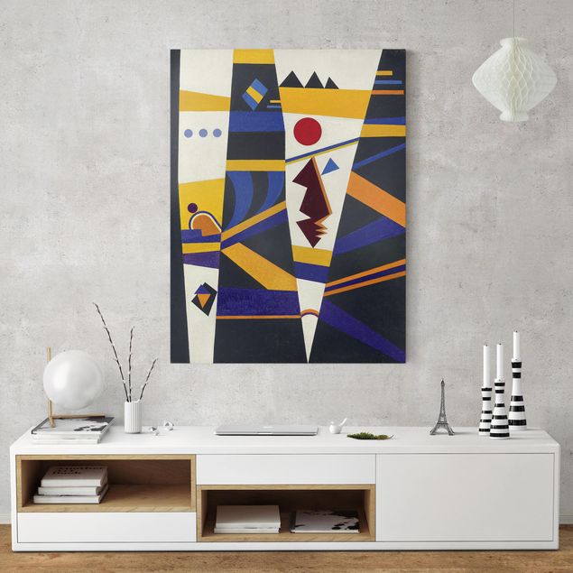 Canvas schilderijen Wassily Kandinsky - Binding