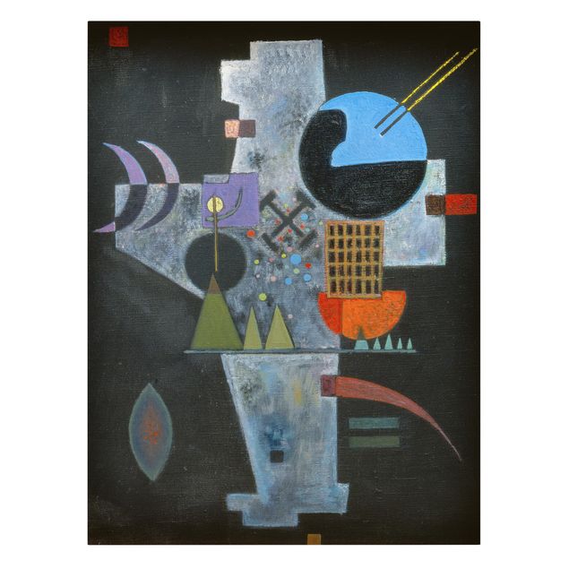 Canvas schilderijen Wassily Kandinsky - Cross Shape