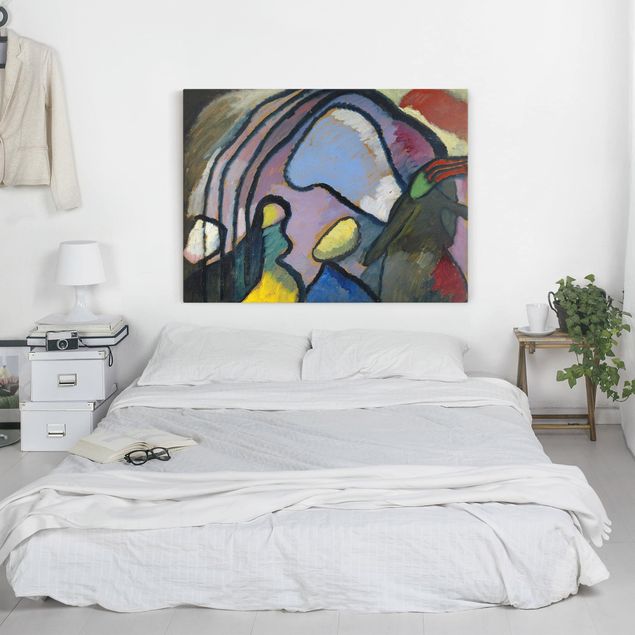 Canvas schilderijen Wassily Kandinsky - Study For Improvisation 10