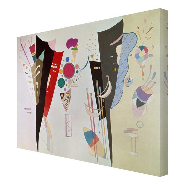 Canvas schilderijen Wassily Kandinsky - Reciprocal Accord