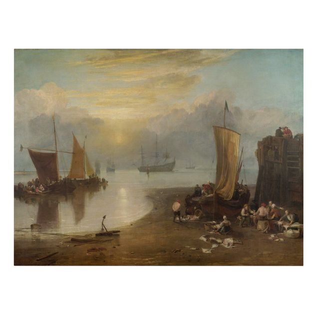 Canvas schilderijen William Turner - Sun Rising Through Vapour