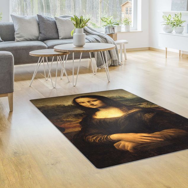 tapijt modern Leonardo da Vinci - Mona Lisa