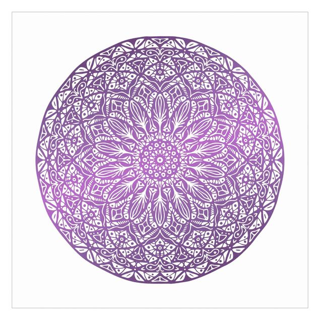 Fotobehang Mandala Ornament In Purple