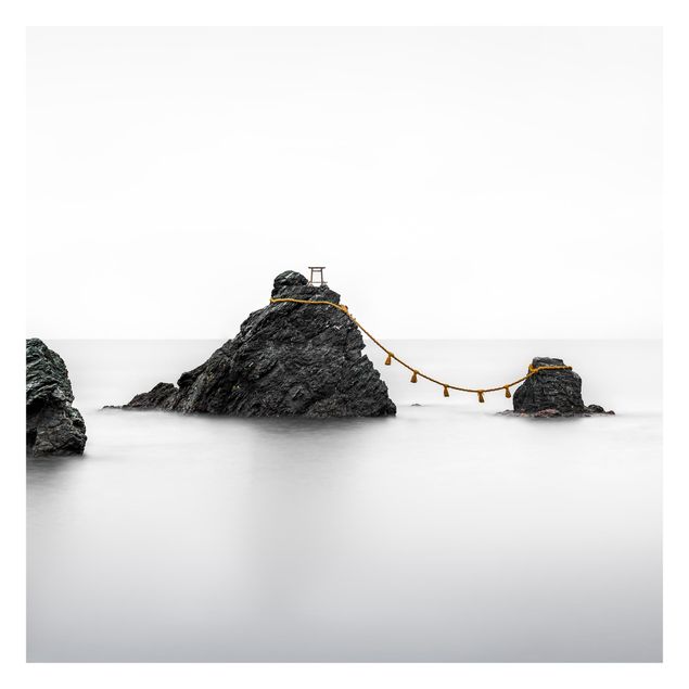 Fotobehang Meoto Iwa -  The Married Couple Rocks