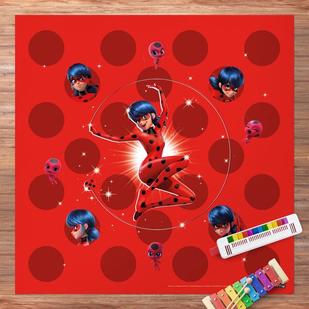 Miraculous Miraculous Ladybug On Red Dots