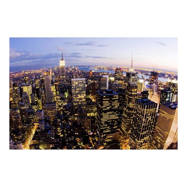 Fotobehang New York Skyline At Night
