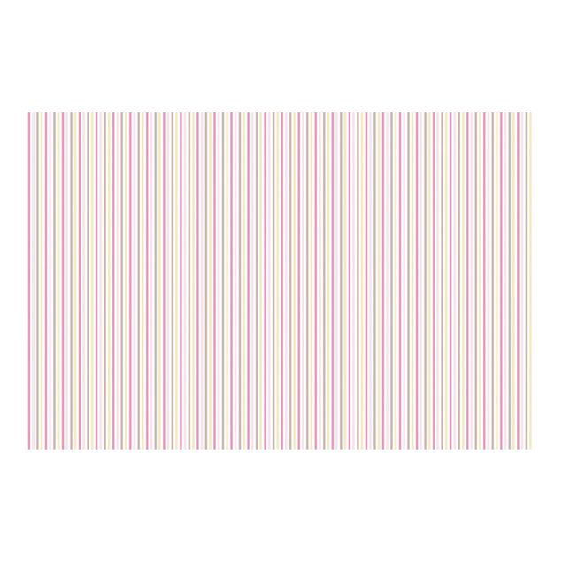 Patroonbehang No.YK48 Stripes Pink Yellow