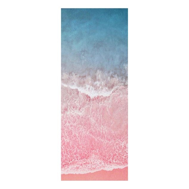 Glasschilderijen Ocean In Pink