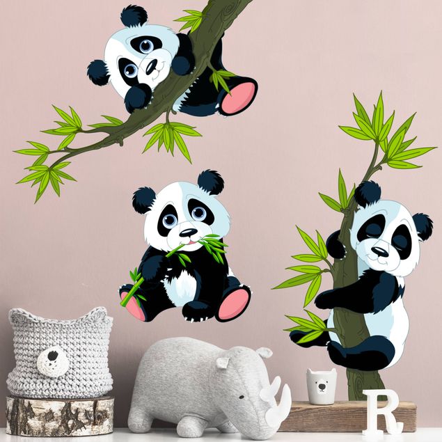 Muurstickers panda Panda