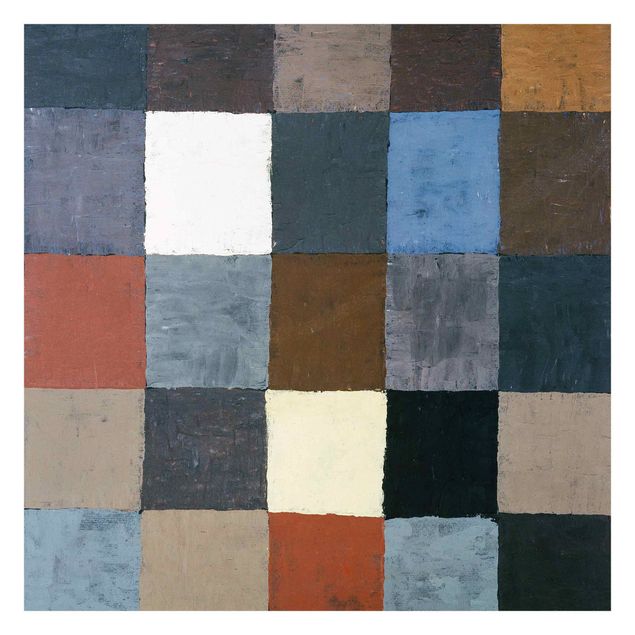 Fotobehang Paul Klee - Colour Chart