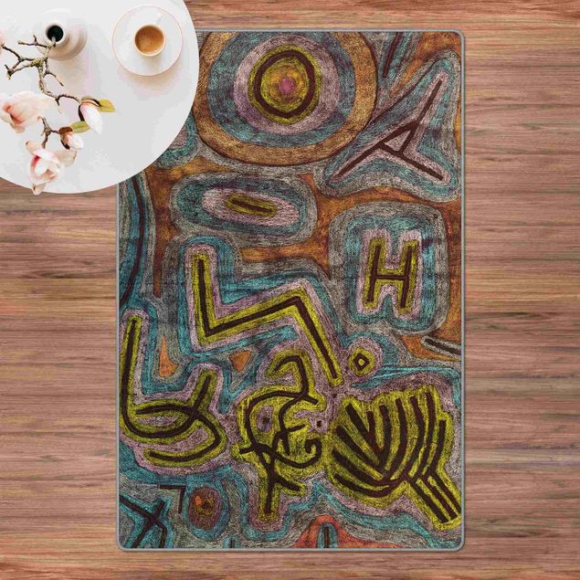 bruin vloerkleden Paul Klee - Catharsis