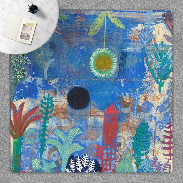 blauw tapijt Paul Klee - Sunken Landscape