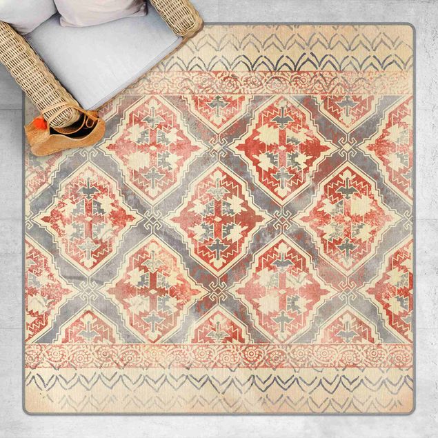 moderne vloerkleden Persian Vintage Pattern In Indigo II