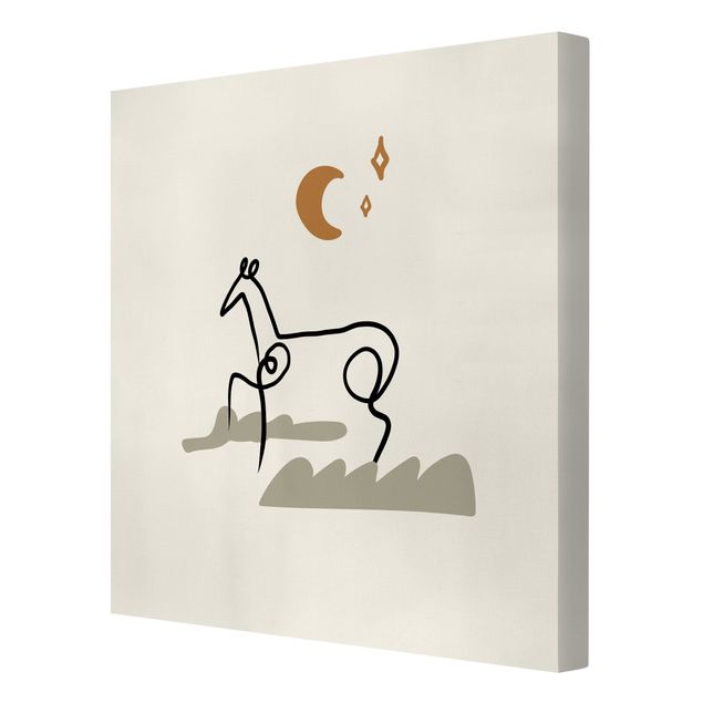 Canvas schilderijen - Picasso Interpretation - The Horse