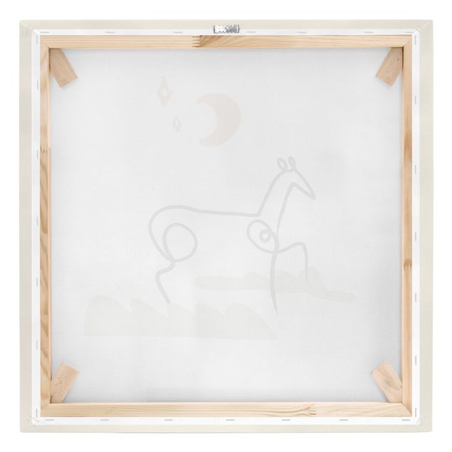 Canvas schilderijen - Picasso Interpretation - The Horse