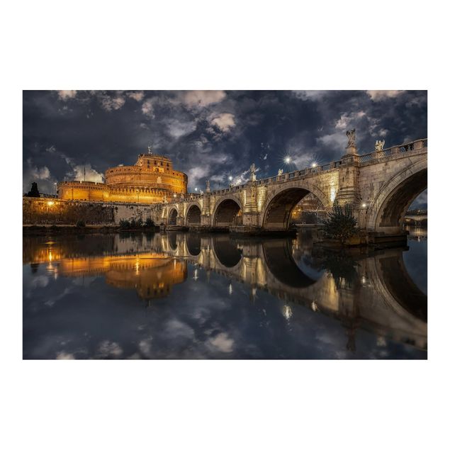Fotobehang Ponte Sant'Angelo In Rome