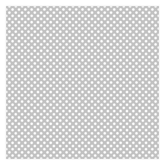 Patroonbehang White Dots On Grey
