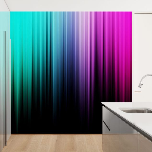 Patroonbehang Rainbow Display