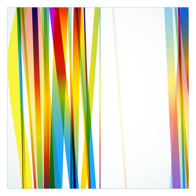 Patroonbehang Rainbow Stripes
