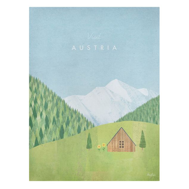 Canvas schilderijen Tourism Campaign - Austria